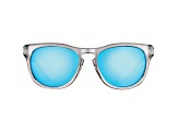 Flying Fisherman Breakers Polarized Sunglasses Crystal Gray-Blue Frame/Smoke Blue Mirror Lens
