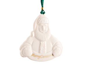 Belleek Santa Claus Merry Christmas