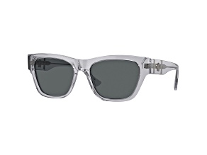 Versace Men's 55mm Grey Transparent Sunglasses