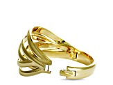 Calvin Klein Crisp Gold Tone Stainless Steel Bangle Bracelet