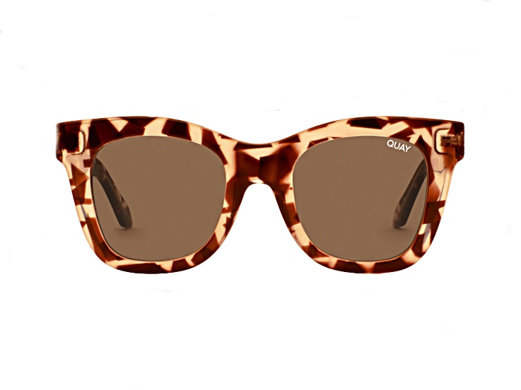 Quay After Hours Tortoise Square Frame Brown Polarized Lenses
