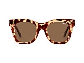 Quay After Hours Tortoise Square Frame / Brown Polarized Lenses Sunglasses