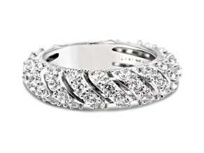 Judith Ripka 2.75ctw Bella Luce Diamond Simulant Rhodium Over Sterling Silver Ring