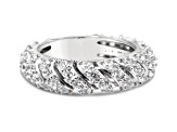 Judith Ripka 2.75ctw Bella Luce Diamond Simulant Rhodium Over Sterling Silver Ring