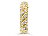 Judith Ripka 2.75ctw Bella Luce Diamond Simulant 14k Gold Clad Open Design Ring
