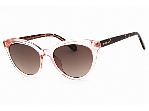 Kate Spade Tamara Pink and Tortoise Cat Eye Frame / Brown Lenses Sunglasses
