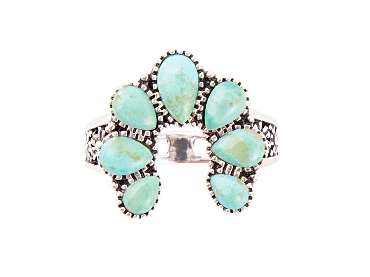 Barse Sterling & Copper Chrysocolla Statement cheapest Ring