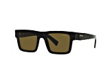 Prada Men's Fashion 52mm Black/Yellow Marble Sunglasses | PR-19WSF-19D01T