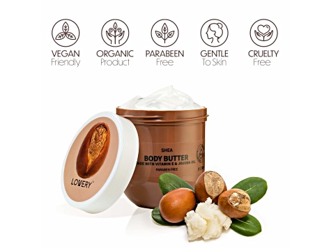 Lovery Shea Body Butter - 2Pc Whipped Cream
