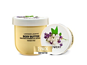 Lovery Lavender Jasmine Body Butter - 2Pc Whipped Cream