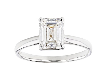 Picture of White Lab-Grown Diamond 14k White Gold Solitaire Ring 2.00ct