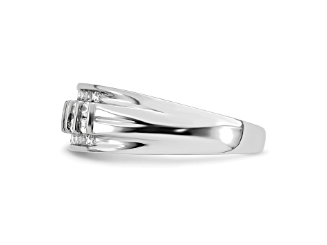 10K White Gold Lab Grown Diamond VS/SI GH, Men's Ring