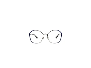 Chloe Square Full-Frame Blue Eyeglass Frames