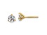 14K Yellow Gold Lab Grown Diamond 1ct. VS/SI GH+, 3 Prong Stud Earrings