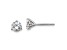 Rhodium Over 14K Gold Lab Grown Diamond 1ct. VS/SI GH+, 3 Prong Stud Earrings