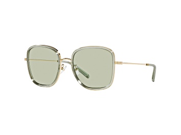 Picture of Tory Burch Women's Fashion 53mm Transparent Green Sunglasses|TY6101-3361-2-53