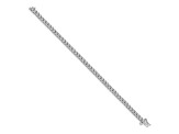 14K White Gold Lab Grown Diamond Illusion Setting Bracelet