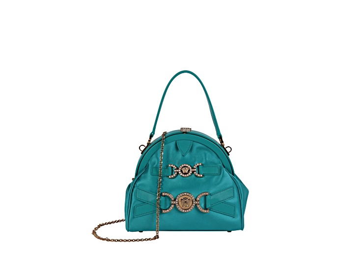 Versace Crystal Medusa '95 Satin Handbag - 14J5ZB | JTV