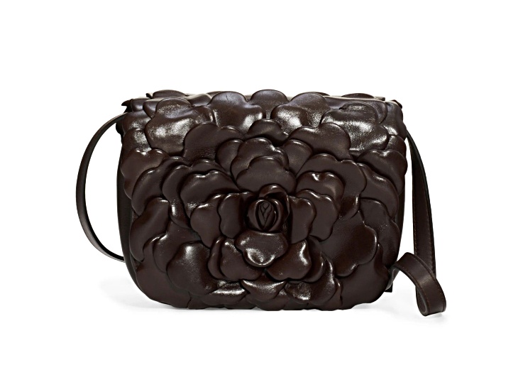 セール VALENTINO Atelier Bag03 Rose Edition ショルダーバッグ Valentino Garavani Atelier Bag 03 Rose Edition Brown Leather