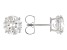 14k White Gold 4.00ctw Round White IGI Certified Lab-Grown Diamond Solitaire Earrings F/VS1