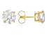 14k Yellow Gold 5.00ctw Round White IGI Certified Lab-Grown Diamond Solitaire Earrings F/VS1