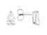 14k White Gold 3.00ctw Pear Shape White IGI Certified Lab-Grown Diamond Solitaire Earrings F/VS1