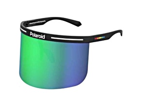 Polaroid Unisex 99mm Black Green Sunglasses