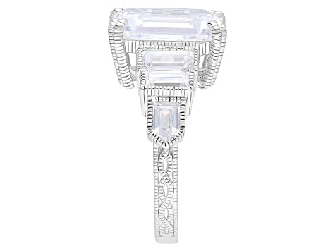 指輪・リング TATIANA (Silver 925) Vela Halo ring 5BSH085 Judith Ripka 14.40ctw Bella Luce® Diamond Simulant Rhodium
