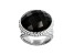 Judith Ripka Black Onyx Rhodium Over Sterling Silver Verona Ring