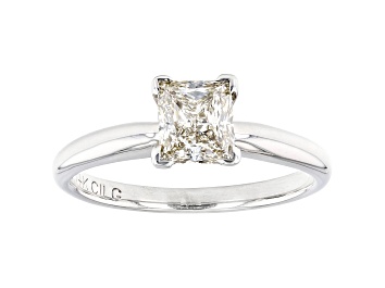 Picture of White Lab-Grown Diamond 14kt White Gold Solitaire Ring 1.00ct