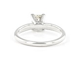 White Lab-Grown Diamond 14kt White Gold Solitaire Ring 1.00ct
