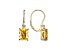 Yellow and White Cubic Zirconia 18K Yellow Gold Over Sterling Silver Earrings 9.71ctw