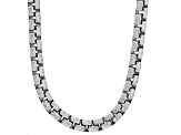 Judith Ripka Verona Rhodium Over Sterling Silver Box Chain Necklace