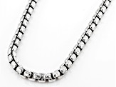 Judith Ripka Verona Rhodium Over Sterling Silver Box Chain Necklace