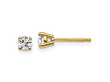 Picture of 14K Yellow Gold Lab Grown Diamond 3/8ctw VS/SI GH 4 Prong Earrings