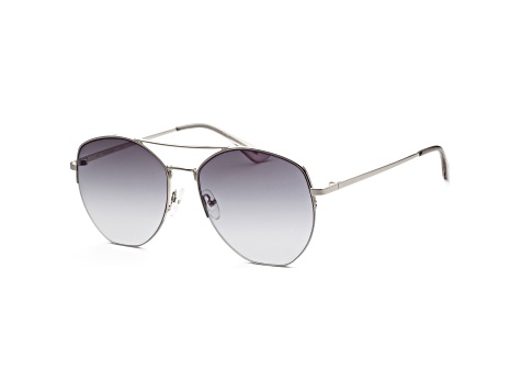 Calvin Klein Women's Fashion 57mm Silver Sunglasses | CK20121S-045