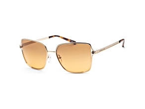 Michael Kors Women's 56mm Shiny Light Gold Sunglasses