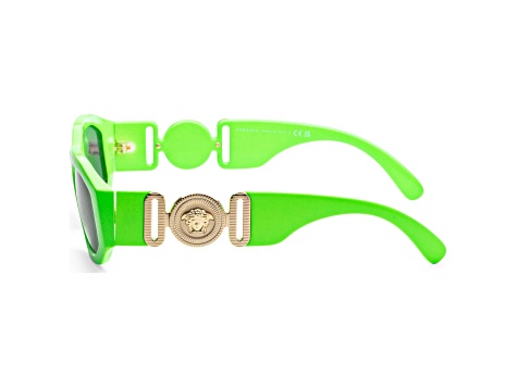 Versace Men's Fashion 53mm Green Fluorescent Sunglasses | VE4361-531987