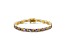 Purple Cubic Zirconia, 14K Gold over Sterling Silver Tennis Bracelet