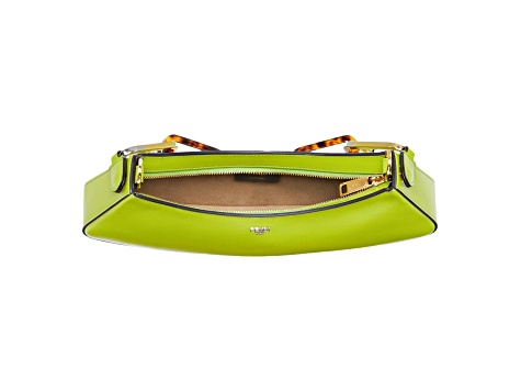 Fendi O'Lock Swing Wasabi Green Calf Leather Small Hobo