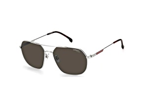 Carrera Unisex Fashion 58mm Palladium Sunglasses | CA1035GS-0010-IR
