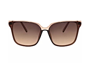 Kendall + Kylie Blush Crystal Rose Frame/Brown Lenses Sunglasses