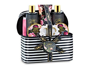 Lovery Home Spa Gift Basket, Luxury 8pc Bath & Body Set- 8pc