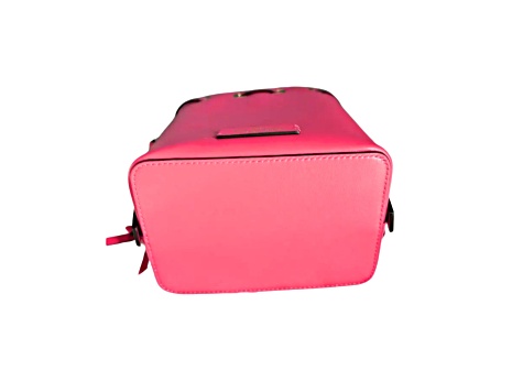 Valentino Garavani VLogo Walk Bucket Crossbody Bag Pink Calf