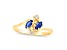 0.28ctw Sapphire and Diamond Ring in 14k Yellow Gold