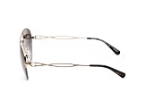 Coach Women's Fashion 59mm Shiny Light Gold Sunglasses | HC7124-90058G-59