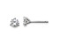 14K White Gold Lab Grown Diamond 7/8ctw VS/SI GH 3 Prong Earrings