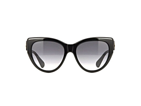 Gucci Black 56 mm Gradient Women's Sunglasses GG0877S-001 56