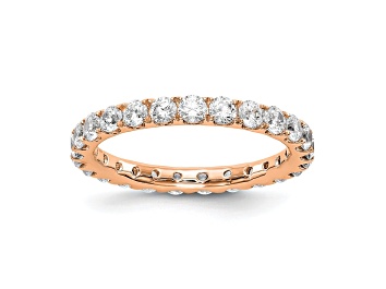 Picture of 14K Rose Gold Lab Grown Diamond SI1/SI2, G H I, Eternity Band