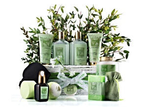 Lovery Tea Tree Bath Set - Luxury Aromatherapy Home Spa with Mint Fragrance, 15pc